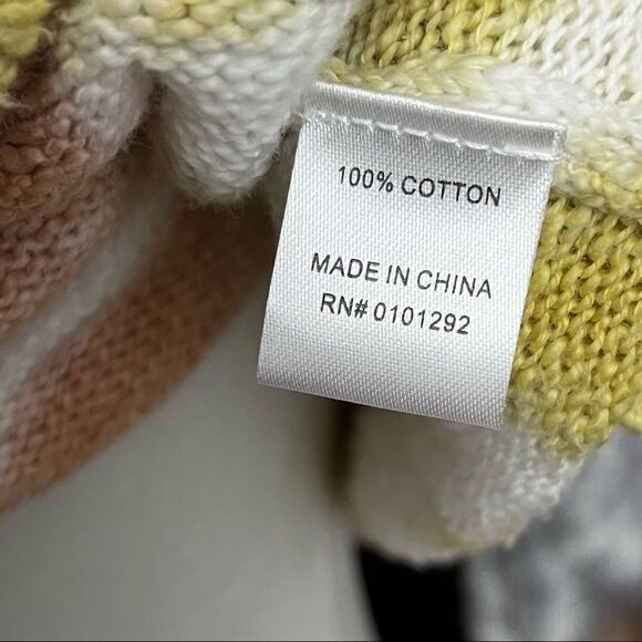 Lulu B Muted Tie Dye Oversized Lightweight Cotton Sweater XS - Picture 5 of 5